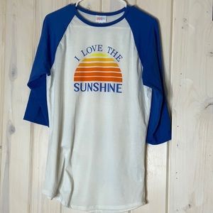 Cute I Love The Sunshine t-shirt, size M